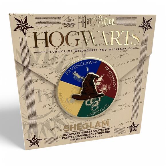 Harry Potter Hogwarts Houses Eyeshadow Palette Set Sheglam - Picture 2 of 11